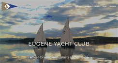 Desktop Screenshot of eugeneyachtclub.org